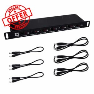 GeeekPi RackMate Accessories DC PDU Lite 7-CH 0.5U for DeskPi Rackmate T1
