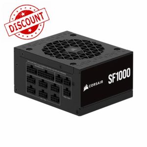 CORSAIR SF1000 (2024) Fully Modular Low Noise 80 PLUS Platinum ATX Power Supply – ATX 3.1 Compliant – PCIe 5.1 Ready – SFX-to-ATX Bracket Included – Black