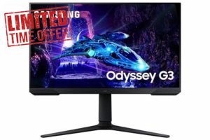Samsung Odyssey G3 LS24DG302EUXXU 24" 180Hz 1ms FullHD Gaming Monitor - 1920x1080