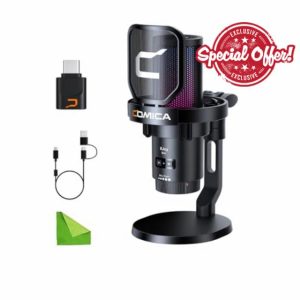 comica Uni Pro D Wireless USB Microphone for Computer and Smartphone
