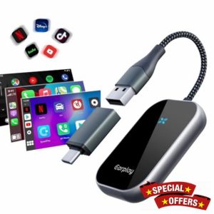 KOJ RLX CarPlay Wireless Adapter and Android Auto Wireless Adapter UK 2 IN 1