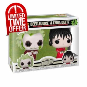 Funko Pop! Movies: Beetlejuice Beetlejuice 2 Pack - Beetlejuice & Lydia Deetz - Collectable Vinyl Figure - Gift Idea - Official Merchandise - Toys for Kids & Adults - Movies Fans