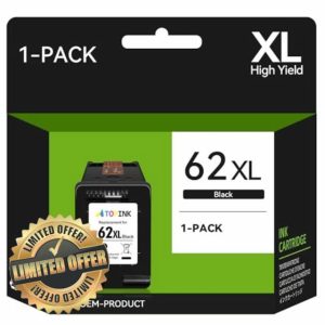 ATOPINK 62 Black Ink Cartridge XL