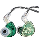 Linsoul 7Hz x Crinacle Zero:2 In Ear Monitor, Updated 10mm Dynamic Driver IEM, Wired Earbuds Earp...