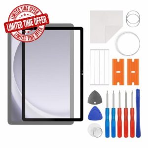 swark 11 Inch Display Glass Front Glass Repair Replacement Set Compatible with Samsung Galaxy Tab A9+ SM-X210