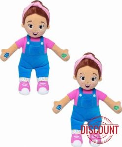 Rachel Lady Plush Doll With Ms. Speak & Sing Soft Plush Body - Music