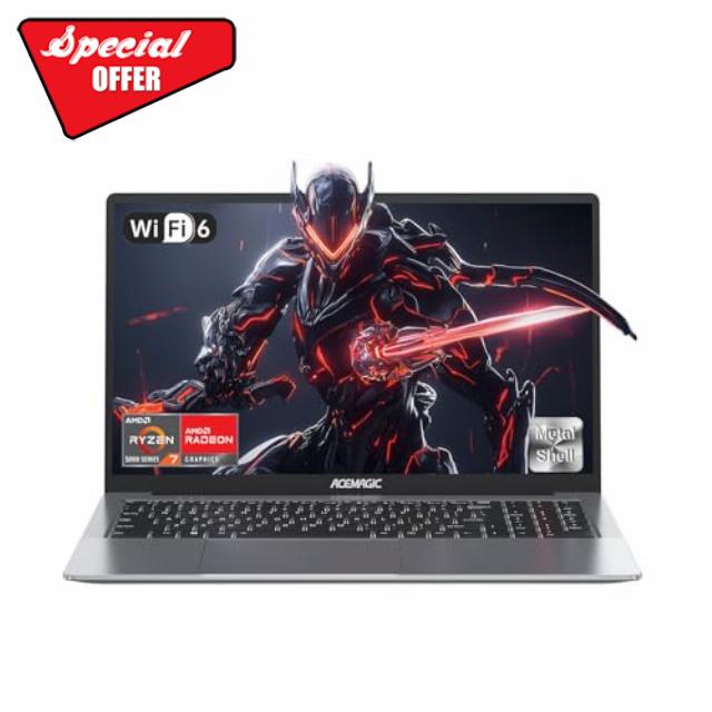 ACEMAGIC 2024 Gaming Laptop Computer - 16.1'' FHD Display Laptop with AMD Ryzen 7 5700U Processor(8C/16T)