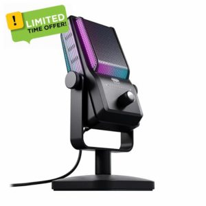 CHERRY XTRFY Ngale R Premium USB Microphone for Recordings & Streaming