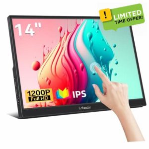 Lrtzcbi Portable Monitor Touchscreen 14 inch