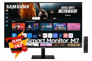 Samsung LS32DM700UUXXU 32" 4K Ultra HD HDR10 Smart Monitor with Speakers - 3840x2160