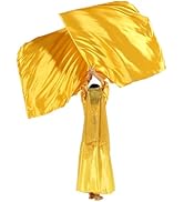 Baisdan 51'' * 45'' Satin Rectangle Worship Flags, Church Liturgical Praise Adoration Dance Banne...