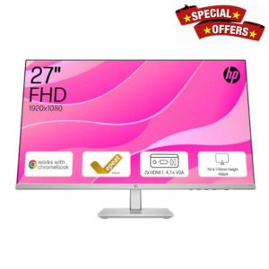HP Series 5 27" FHD Height Adjust Monitor (527sh) - 100Hz Refresh Rate