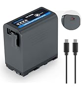 NEEWER Mini V Mount Battery with D Tap/USB C/USB A/BP/Dual DC Ports/OLED Screen, 3450mAh 50Wh 14....