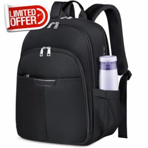 NEWHEY Laptop Backpack Women 15.6 Inch Ladies Rucksack Bag for Women with USB Port