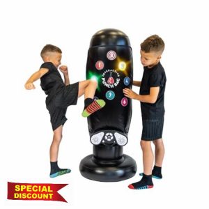 Kids Inflatable Punch Bag - Interactive Kids Punching Bag and Kids Toys; Punching Bag for Kids - a Free Standing Punch Bag for Kids for a Great Gifts for Kids