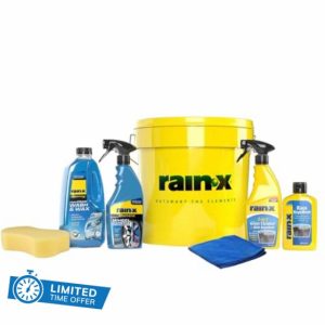Rain-X Car Exterior Cleaning & Detailing Bucket Kit With Shampoo