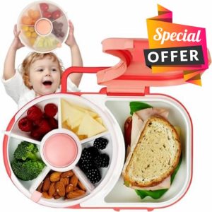 Snack Spinner for Toddlers with Lid