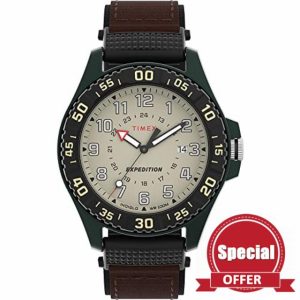 Timex Men's Quartz Expedition Camper Watch with Dial Analogue Display and Nylon Strap