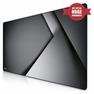 TITANWOLF - XXL Mouse Mat - Mouse Pad 1200 x 600 x 3mm –Speed Gaming Mouse Pad - Extra Large - Table Mat Large Size - improved Precision and Speed – Design Carbo