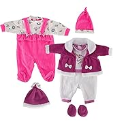 Bibi Doll - Baby Doll Clothes Set Of Two Outfits Suitable For 20