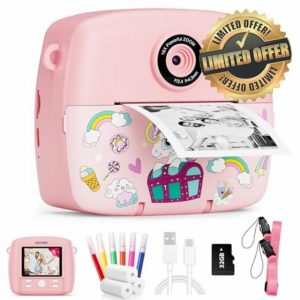 ASTGMI Kids Camera Instant Print