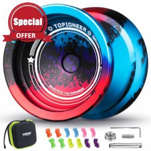 MAGICYOYO Yoyo V12 Finger Spin Yoyo Responsive Yoyo for Kids 8-12 or above