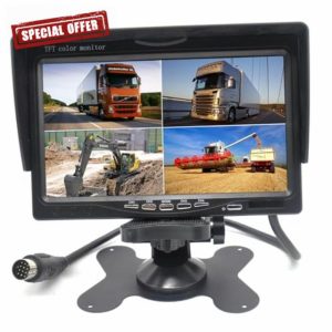 Padarsey 7" TFT LCD Car Rearview Quad Split Monitor