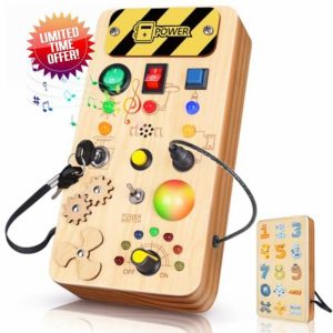NORBASE Montessori Busy Board for Toddlers
