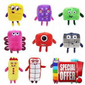 TPNI Number Plush Blocks Toy