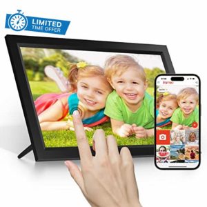 15.6" HD Digital Photo Frame: 1366x768 IPS Touch Screen