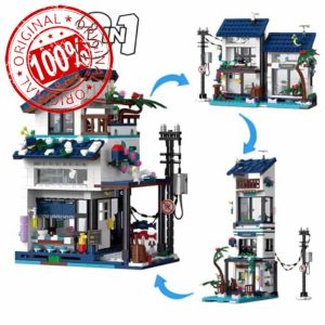 3 in 1 Beach House Building Blocks Kit