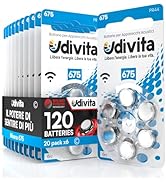120 Hearing Aid Batteries Udivita Battery Type 312