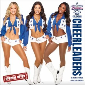TURNER LICENSING Dallas Cowboys Cheerleaders 12x12 Cameo Wall Calendar -16 Month (25998030011)