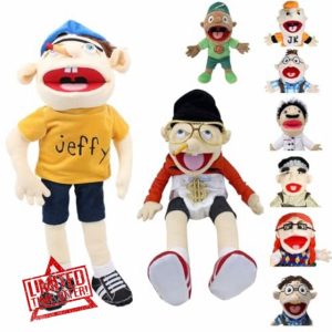 Hand Puppets with Movable Mouth - Mischievous Funny Puppet's Toy with Working Mout