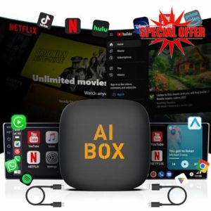 Wireless Carplay & Android Auto Adapter Converts Wired to Wireless Carplay Dongle