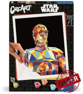 Ravensburger 23894 CreArt-Paint by Numbers 23894-Star Wars-C-3PO-from 12 Years