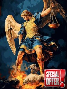 Paint by Numbers Kits for Adults Angel Paint by Numbers Demon Painting by Numbers Kits on Canvas