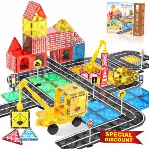 Magnetic Tiles Road Set Kids Toys