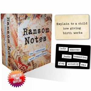 Ransom Notes - The Ridiculous Word Magnet Party Game