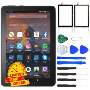 NB+ Screen Replacement for Amazon Kindle Fire HD8/HD8 Plus Tablet 10th Generation 2020 K72LL3 K72LL4 Digitizer Touchscreen with Repair Tool Kits(Not LCD Display)