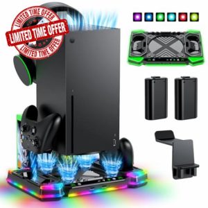 Upgraded Charging-Stand Cooling-Fan for Xbox Series X