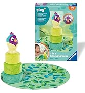 Ravensburger Play+ Roll & Play Sound Cube Wild Animals - Baby Toys 6 Months Up - Sensory Gifts fo...