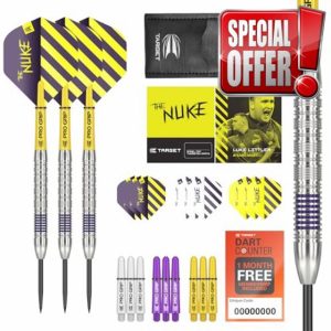 TARGET Darts Luke Littler 80% Tungsten Steel Tip Darts Set