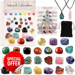 Advent Calendar 2024 Crystals Women 24 Days Chakra Crystals&Healing Stones