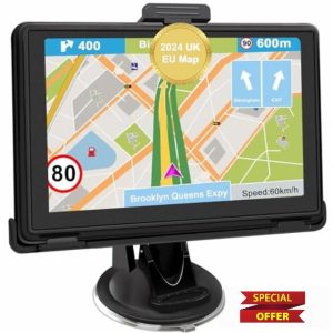 Jimwey 2024 UK Sat Nav for Car