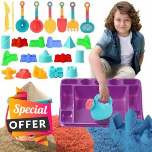 Koolbitz 31PCS Kids Sand Play Set with Tray