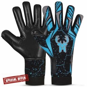 HHH Football Goalkeeper Gloves For Youth Adult Professional Soccer Goalie Gloves with 4mm Anti-Slip German Latex Super Grip Palms For the Toughest Saves Goalkeeping Gloves