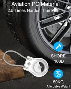 Durable-Resistant-Secure Airtag Keyring