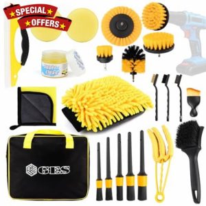 GES 22-Piece Car Cleaning Kit - Complete Detailing Set for Interior