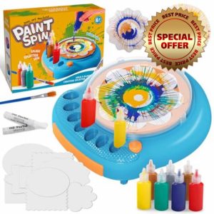 Spin Art Painting Machine Kit for Kids